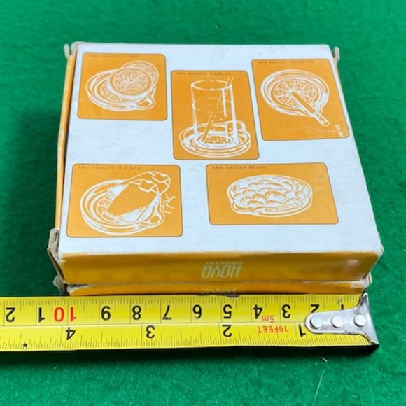 Vintage Glass Ashtray, Trinket Dish Set of 2, custom coasters/Gift for Her/Gift - Picture 3 of 10